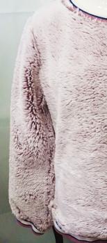 Fleecepullover gefüttert kurz, Gr. 128 (1064)